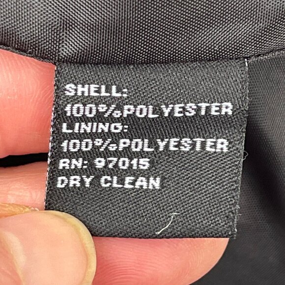 Larry Levine‎ Classics Womens Brown Herringbone Pantsuit 2 Pc Easy Care Size 18 - Picture 8 of 13